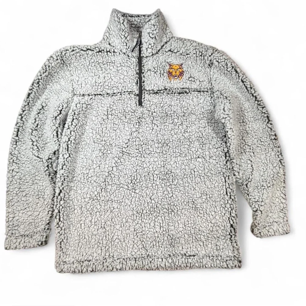 Boxercraft Weber State Wildcats collegiate sherpa pullover size small